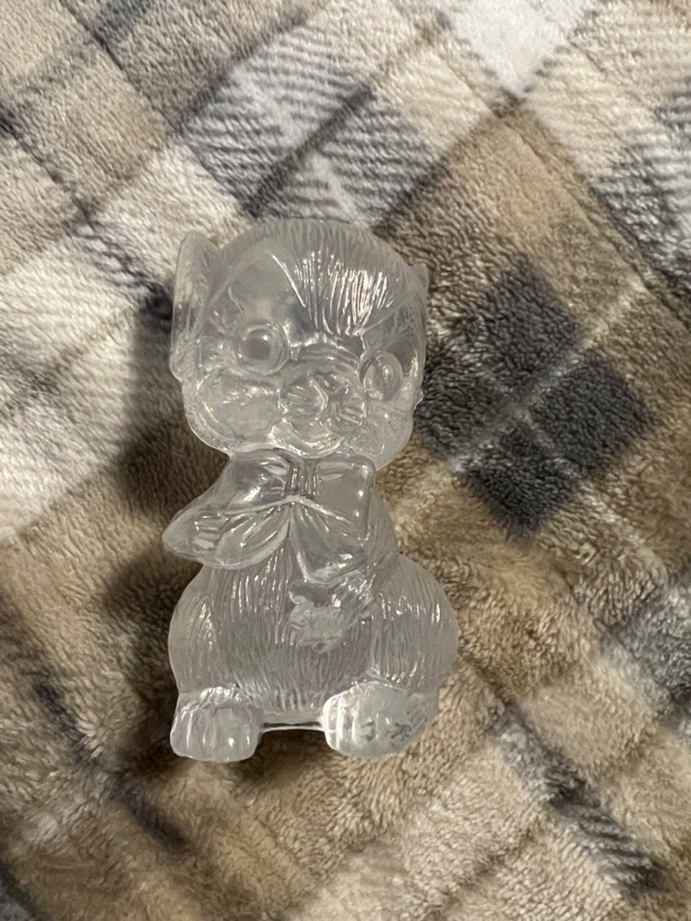 Vintage Lucite Mouse Salt Shaker